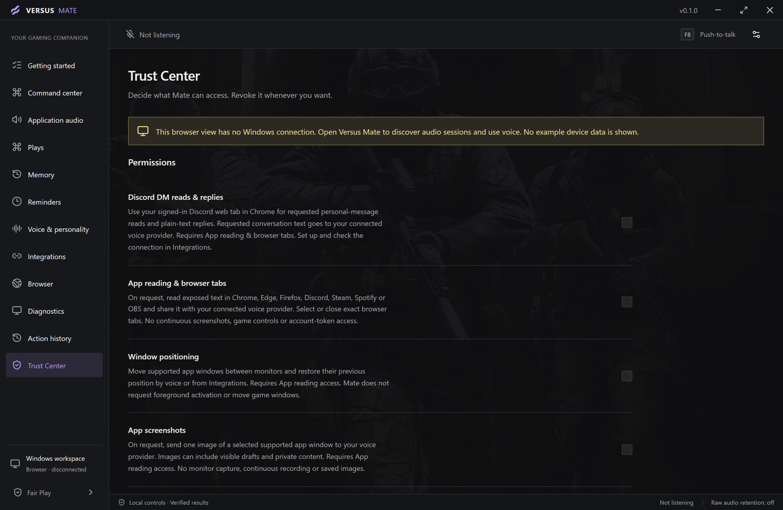 Versus Mate Windows Guide: Trust Center Permissions, Browser Access & Clipper From Mate